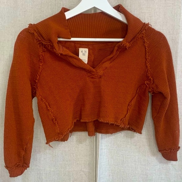 FREE PEOPLE Darcy Cropped Sweater - Picture 3 of 8